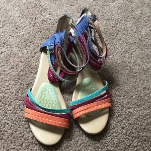 Strappy open toe sandals